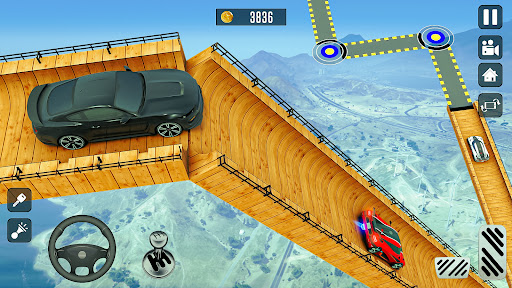 Android application Mega Ramp Car Stunts Car Games screenshort