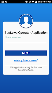 BusSewa Operator