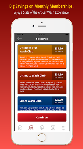Our Town Car Wash Screen 3
