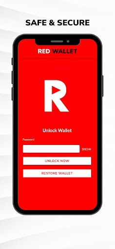 Android application Red Wallet screenshort