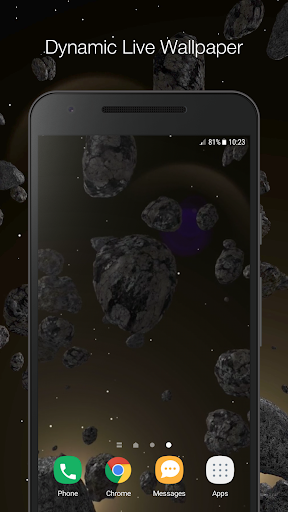 Android application 3d Space Live Wallpaper screenshort