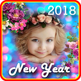 New Year 2018 Photo Frame icon