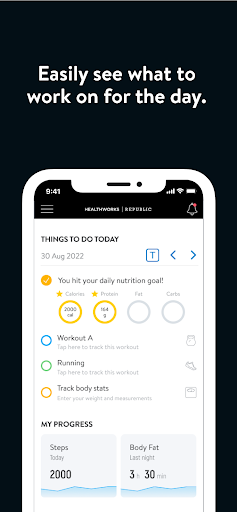 Screenshot of Healthworks + Republic Fitness