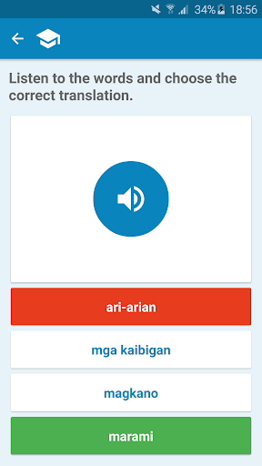 Hindi-Filipino Dictionary Screenshot