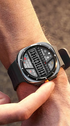 N-SPORT580 Flip Digital Watch Screen 2
