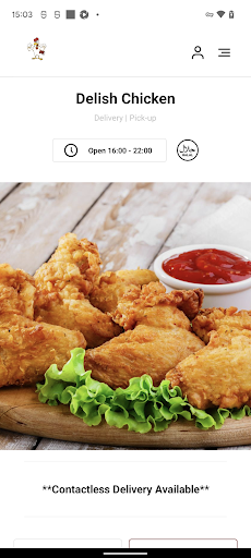 Android application Delish Chicken screenshort