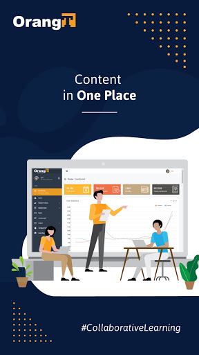 Android application OrangT - Collaborative Learnin screenshort