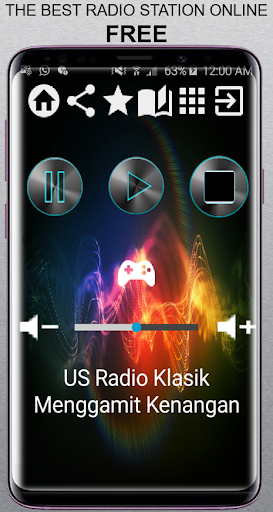 Android application US Radio Klasik Menggamit Kena screenshort
