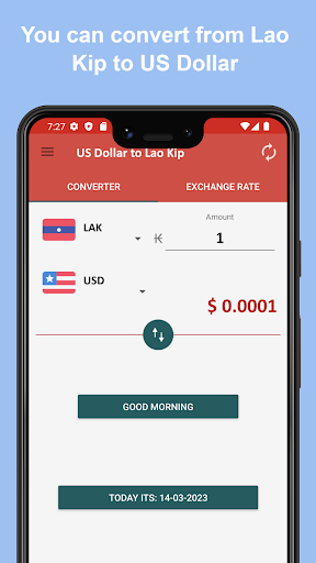 US Dollar to Lao Kip Screen 3