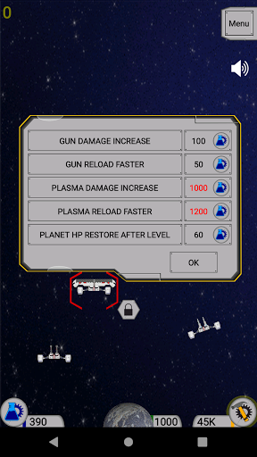 Planet Defender DEMO Screen 2
