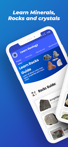 Android application Rocks, Minerals, Crystal Guide screenshort