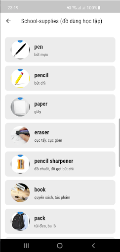 Vocabulary English 2 Screen 2