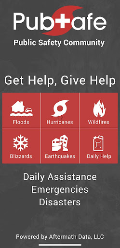 Android application PubSafe SOS Public Safety App screenshort