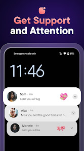 Screenshot 5 Gleesent — Hug, kiss, support android