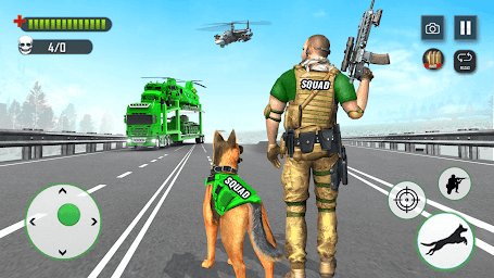 Army Commando Mission Dog Game