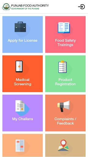 Android application Punjab Food Authority (Officia screenshort