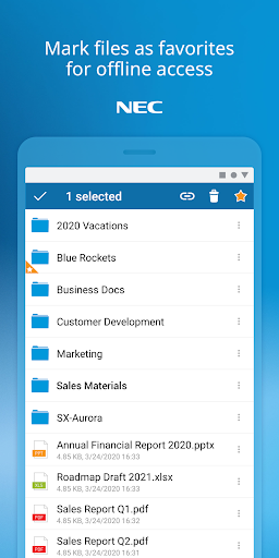 UNIVERGE BLUE™ SHARE Screen 3