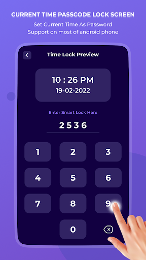Current Time PassCode Lock