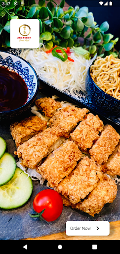 Android application Asia fusion street food screenshort