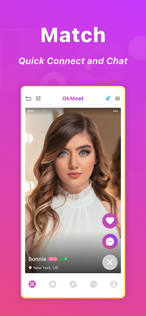 OkMeet - Hookup, Dating, Chatのおすすめ画像2