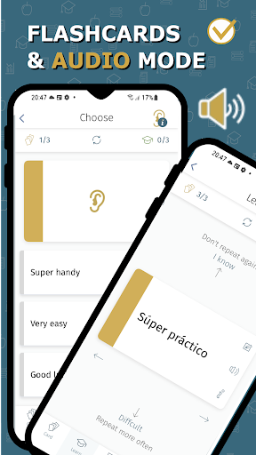 Screenshot of Flashcard maker vocab notebook