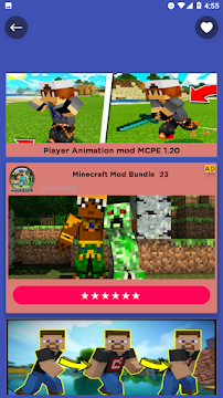 Download New Player Animation Mod[MCPE] android on PC