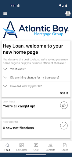 Android application Apply With Atlantic Bay screenshort