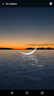 Moon Over Water Live Wallpaper