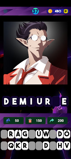 Overlord Quiz Screen 3