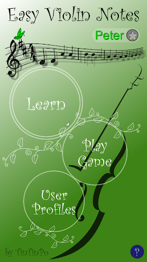 Android application Easy Violin Notes screenshort