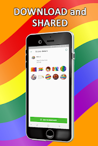 Captura 12 Stickers Gay para WhatsApp - W android