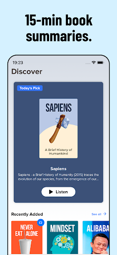 Fabula: Audiobook Summaries Screen 2