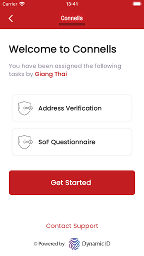 App screenshot