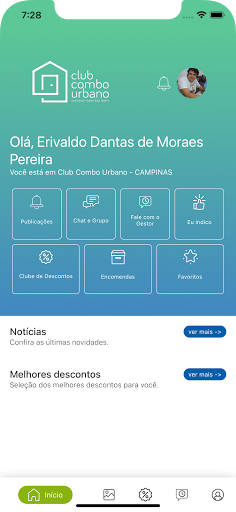 Clube Combo Urbano - Admin