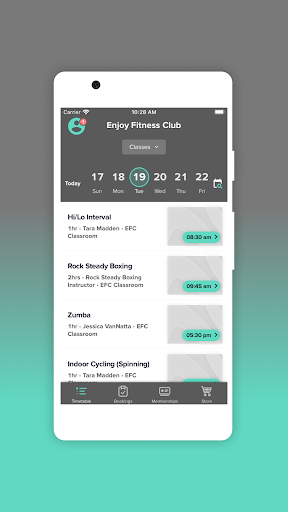 EnJoy Fitness Club Screen 3