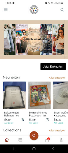 Glückskäfer Shop Screen 2