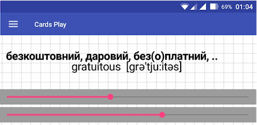 Easy flashcards (free): a lot of languages Android App