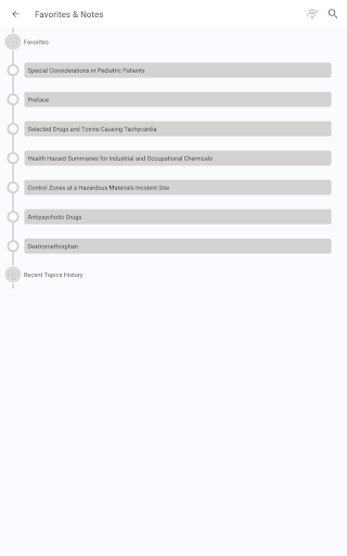 Screenshot of Poisoning & Drug Overdose Info