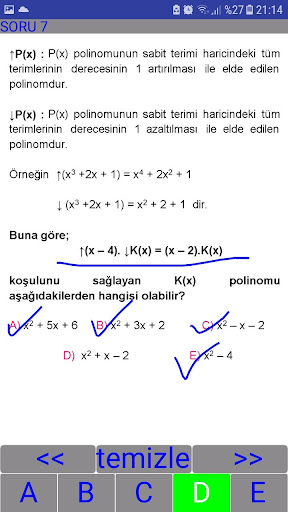 TYT ve AYT Matematik Denemeler