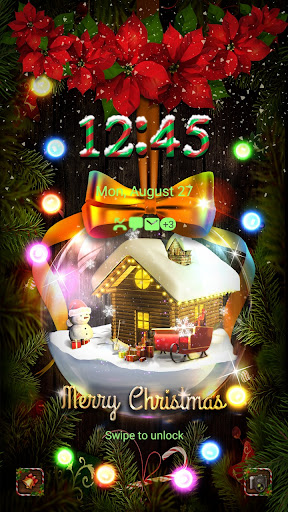 Christmas Snow Ball- Wallpaper Screen 2