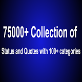 75000 Status and Quotes icon