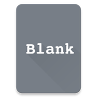 Blank Launcher Screen Widget