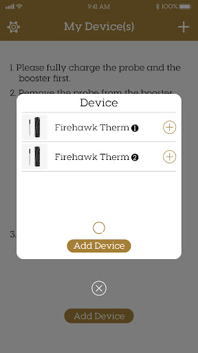 Android application Firehawk Therm screenshort