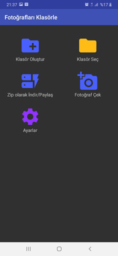 Fotoğrafları Klasörle