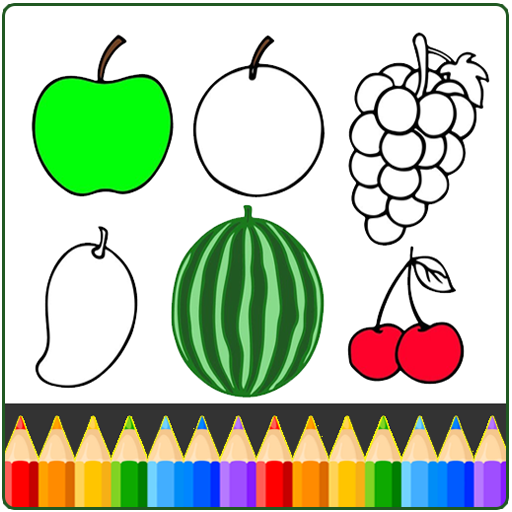 Fruits and Vegetables Coloring game for kids