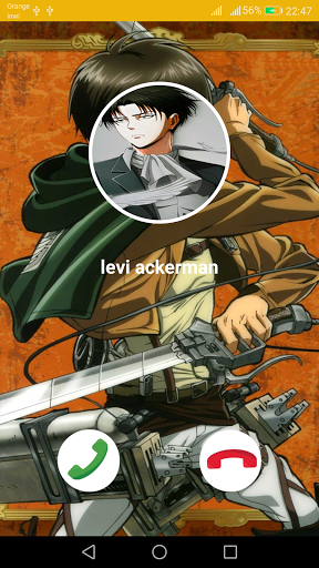 attack on titan fake call