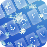 Snowfall snowflake Keyboard icon