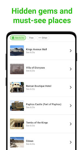 Paphos Tour Guide:SmartGuide Screen 3