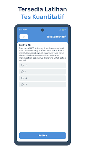 Simulasi Untuk Tes Prakerja Screen 2