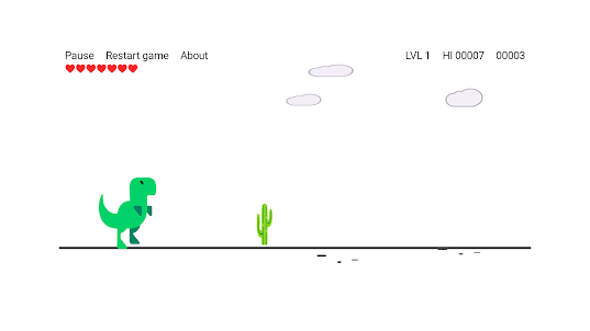 Cactus vs. Dino: Dino jumper